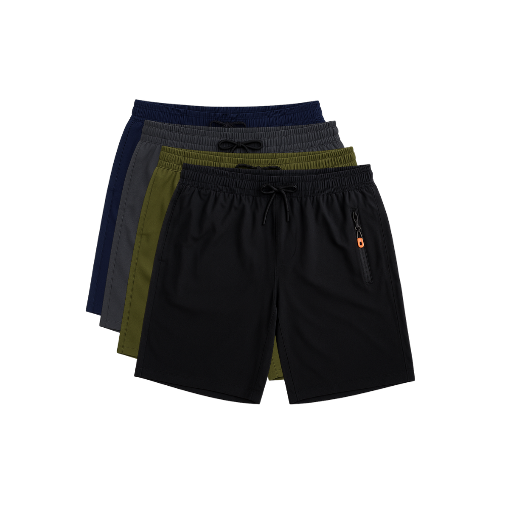 Kit 4 Bermudas DryFit Premium Evolut Performance - Secagem rápida, Bolso com Zíper e Ajuste Anatômico | BLACK FRIDAY | FRETE GRÁTIS - Imagem 5
